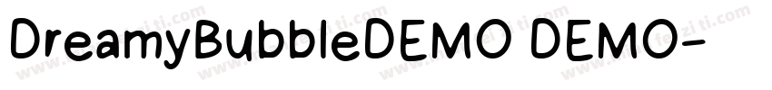 DreamyBubbleDEMO DEMO字体转换